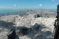 2016 08 26 Col Rodella querung Sella Stock