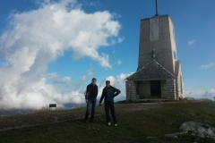 27.10.16 Gemona, Windschaun am Gipfel