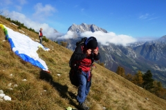 Italien 2016 10 28 - Refugio Dolada, wie gewohnt feinstes Flugwetter