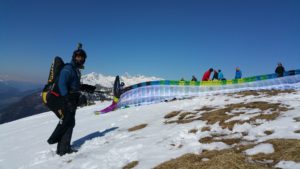 Franz startet zu seinem grandiosen 9,5 Stundenflug mit 237,6 km