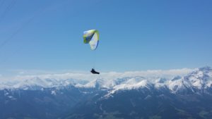 Hans Lichti vor dem wunderschönen Panorama 