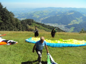 Roland und Gerhard machen sich auch bereit