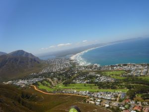 Küstenfliegen in Hermanus, eine Mischung aus Soaren und Thermik